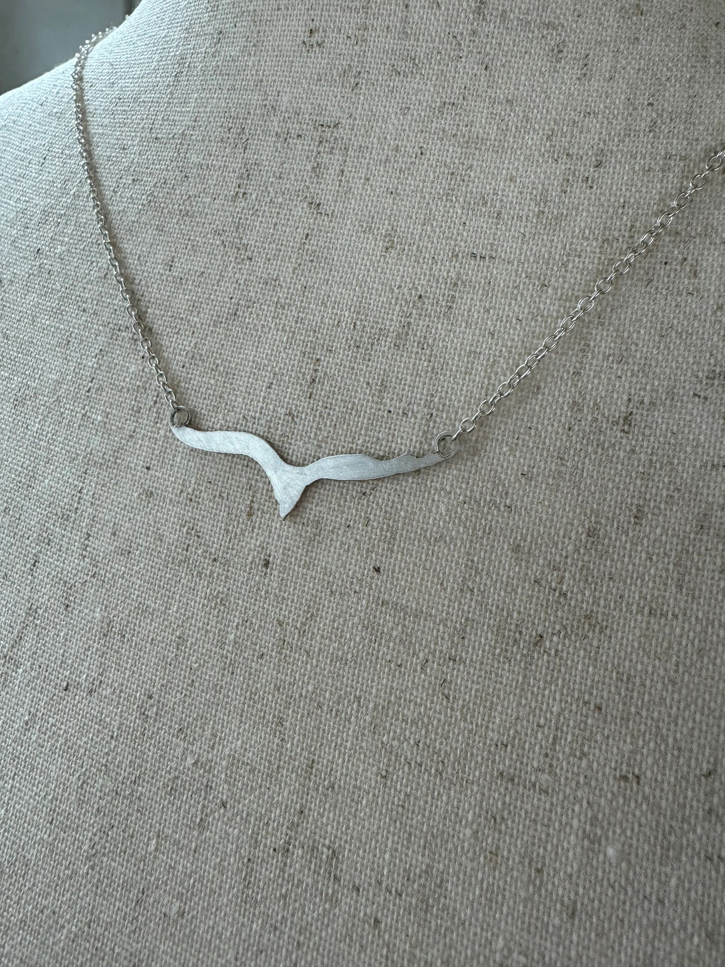 Cape Gazette x Bronze Anchor Studios Seagull Necklace