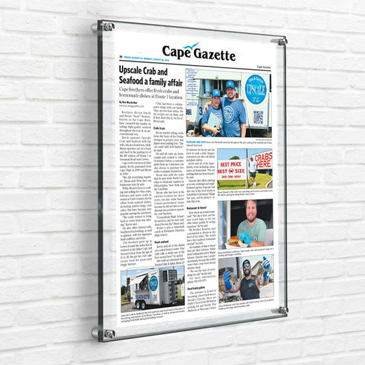 Commemorative Acrylic Plaque