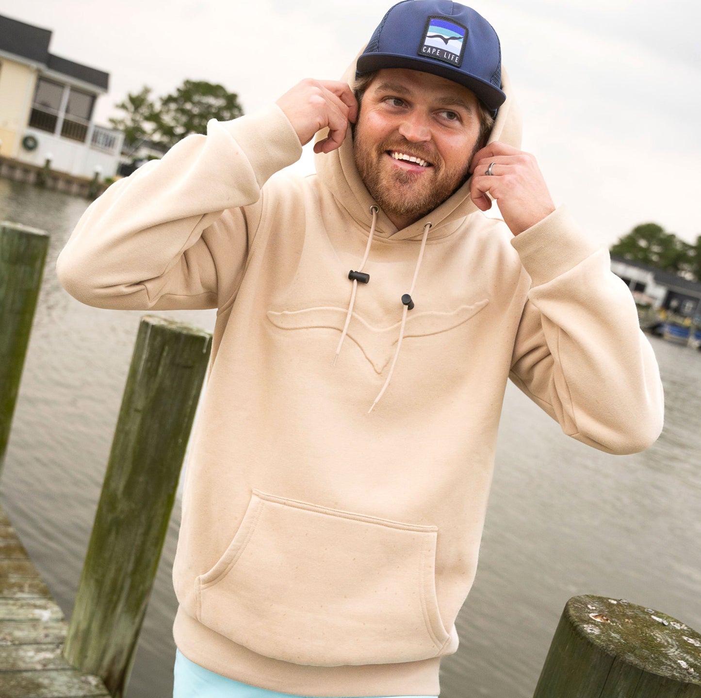 Cape Life Premium Embossed Hoodie