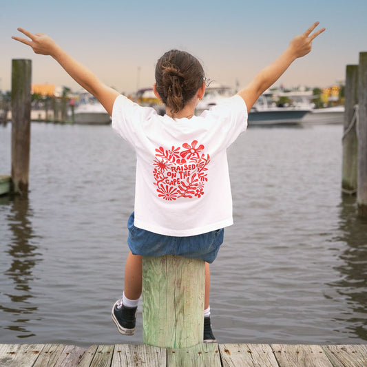 Cape Life "Raised on the Cape" Flora & Fauna Youth Tee